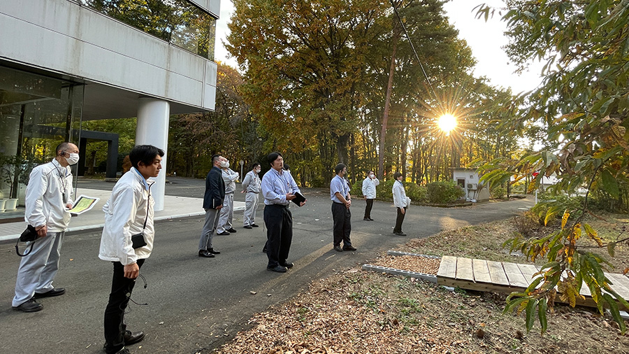 はっけんの森　見学の様子