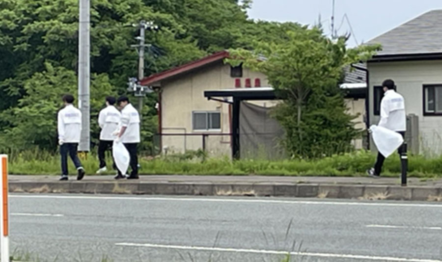 清掃風景