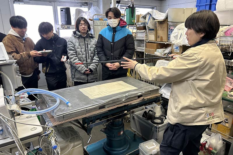 獣医師 松原氏による医療に関する説明