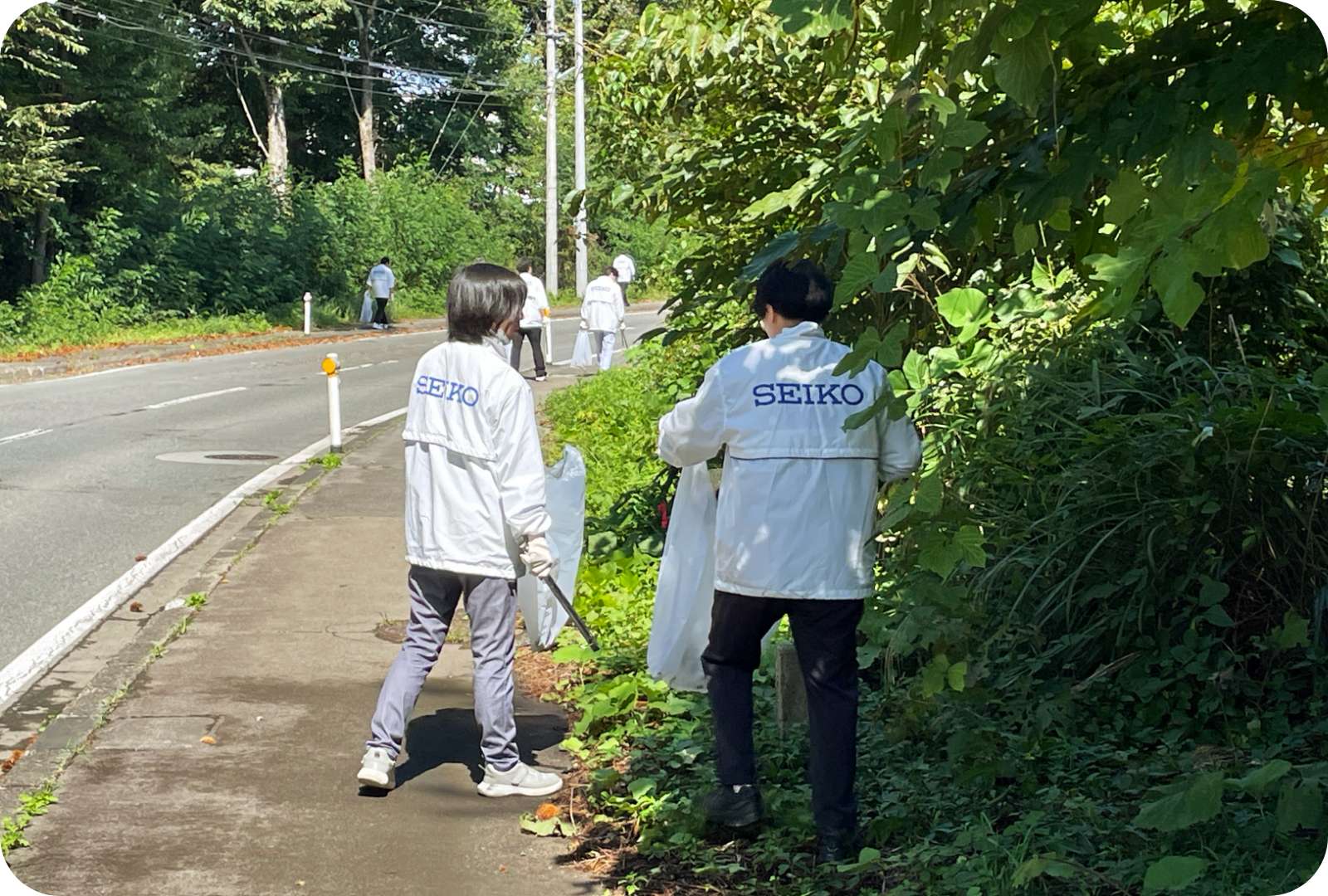 盛岡セイコー工業周辺清掃活動