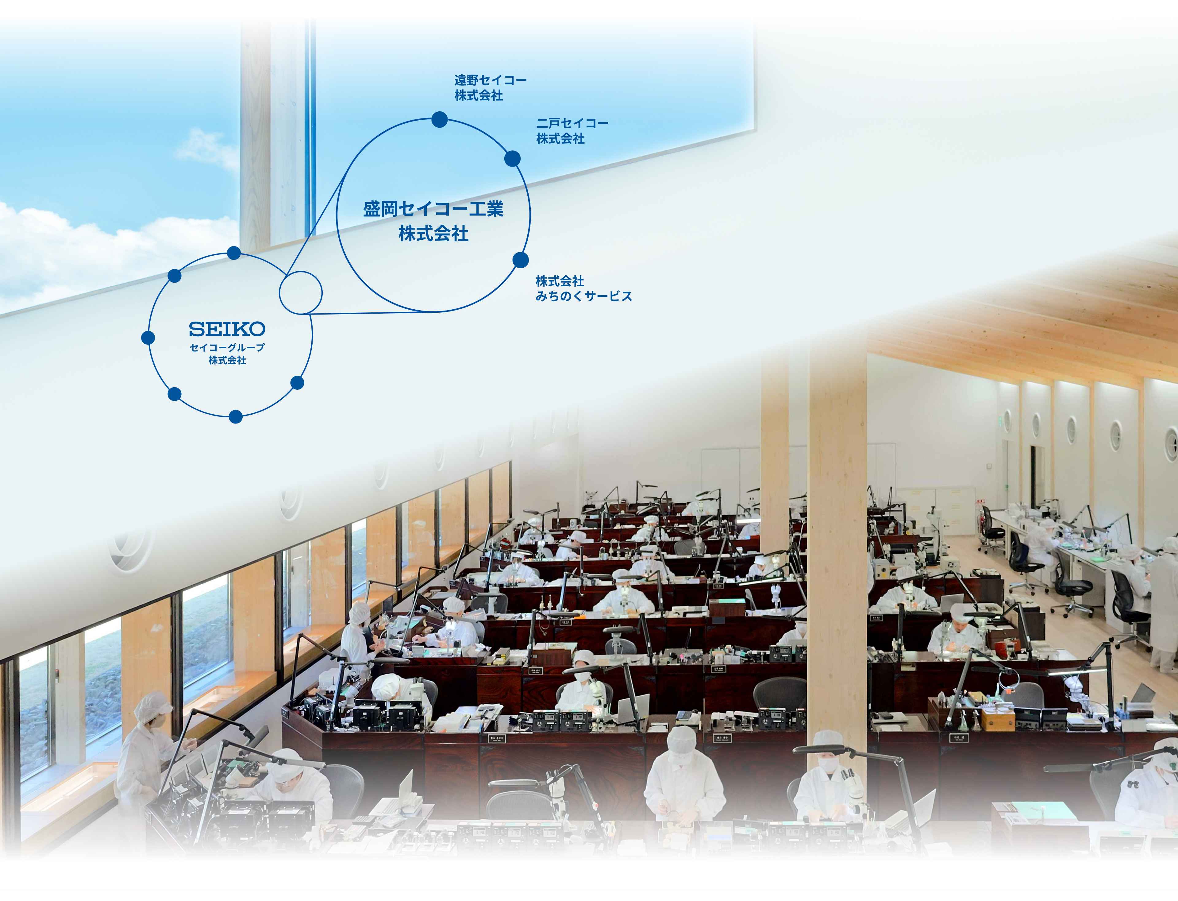 木造の工房内観